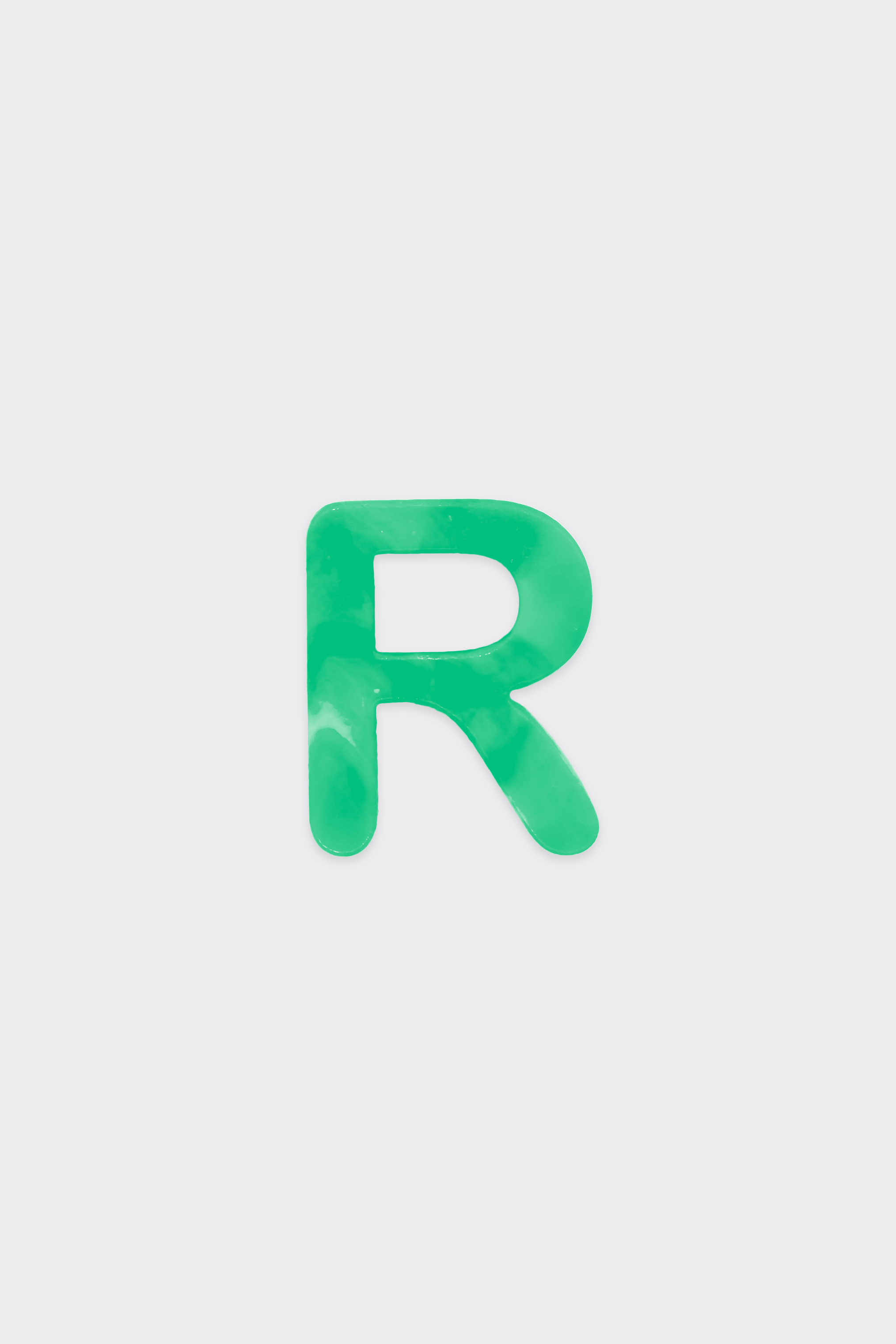 Green Plastic Letters
