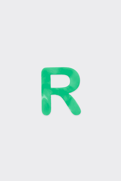 Green Plastic Letters