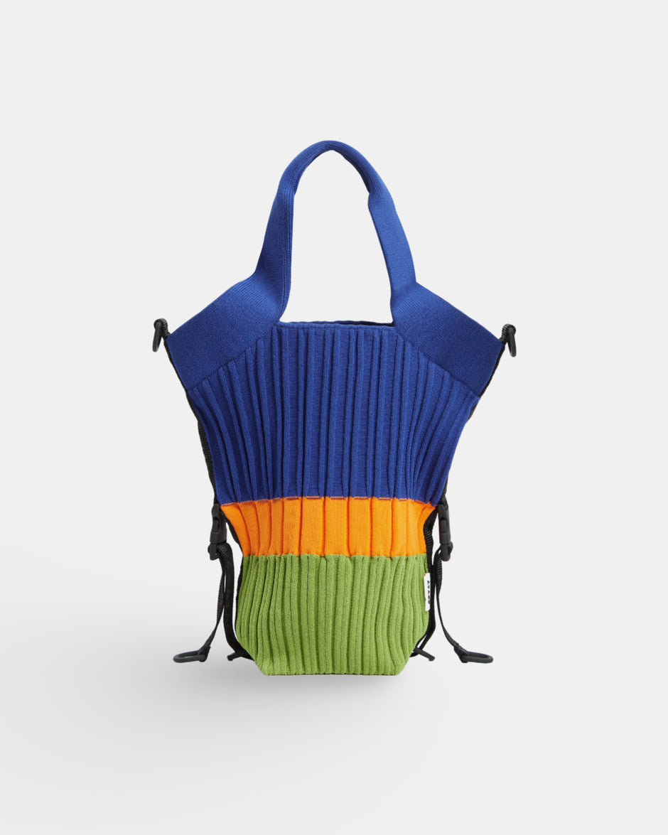 Voyage Tote Bag — Royal Blue Stripes