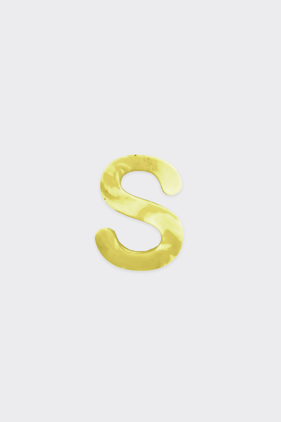 Yellow Plastic Letters — S