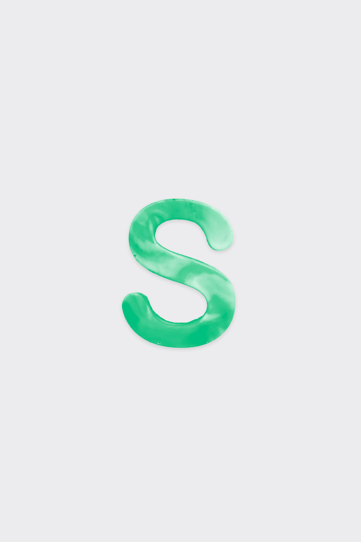 Green Plastic Letters
