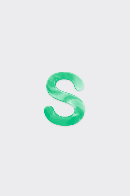 Green Plastic Letters