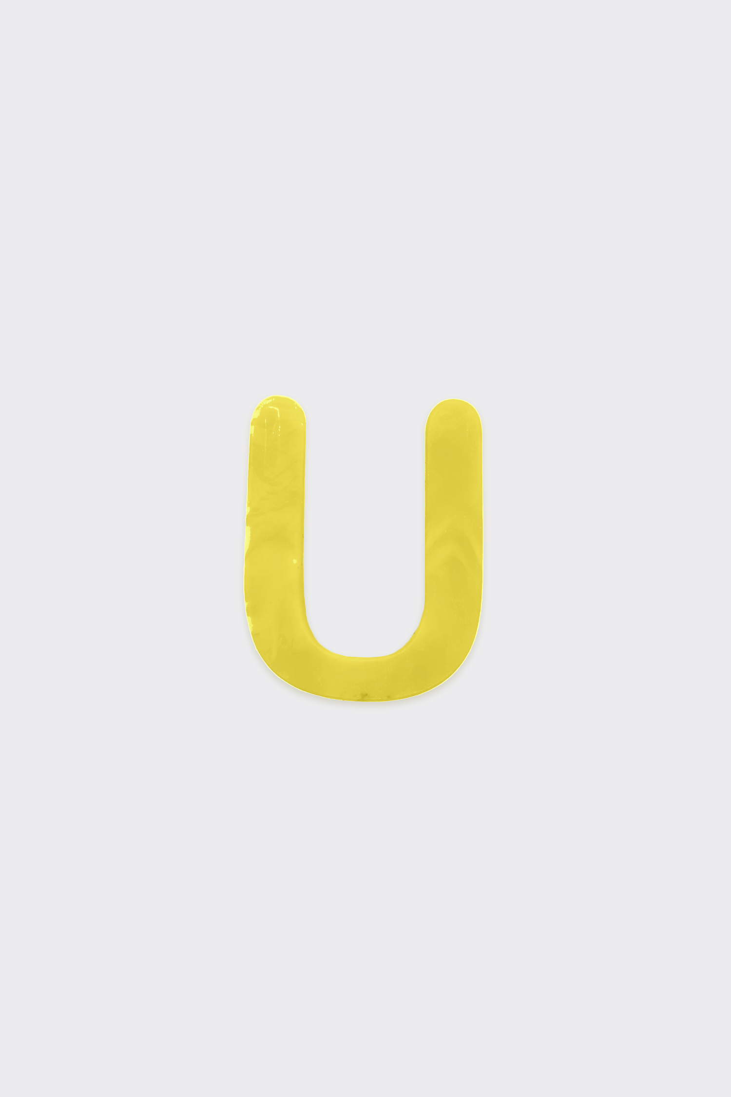 Yellow Plastic Letters