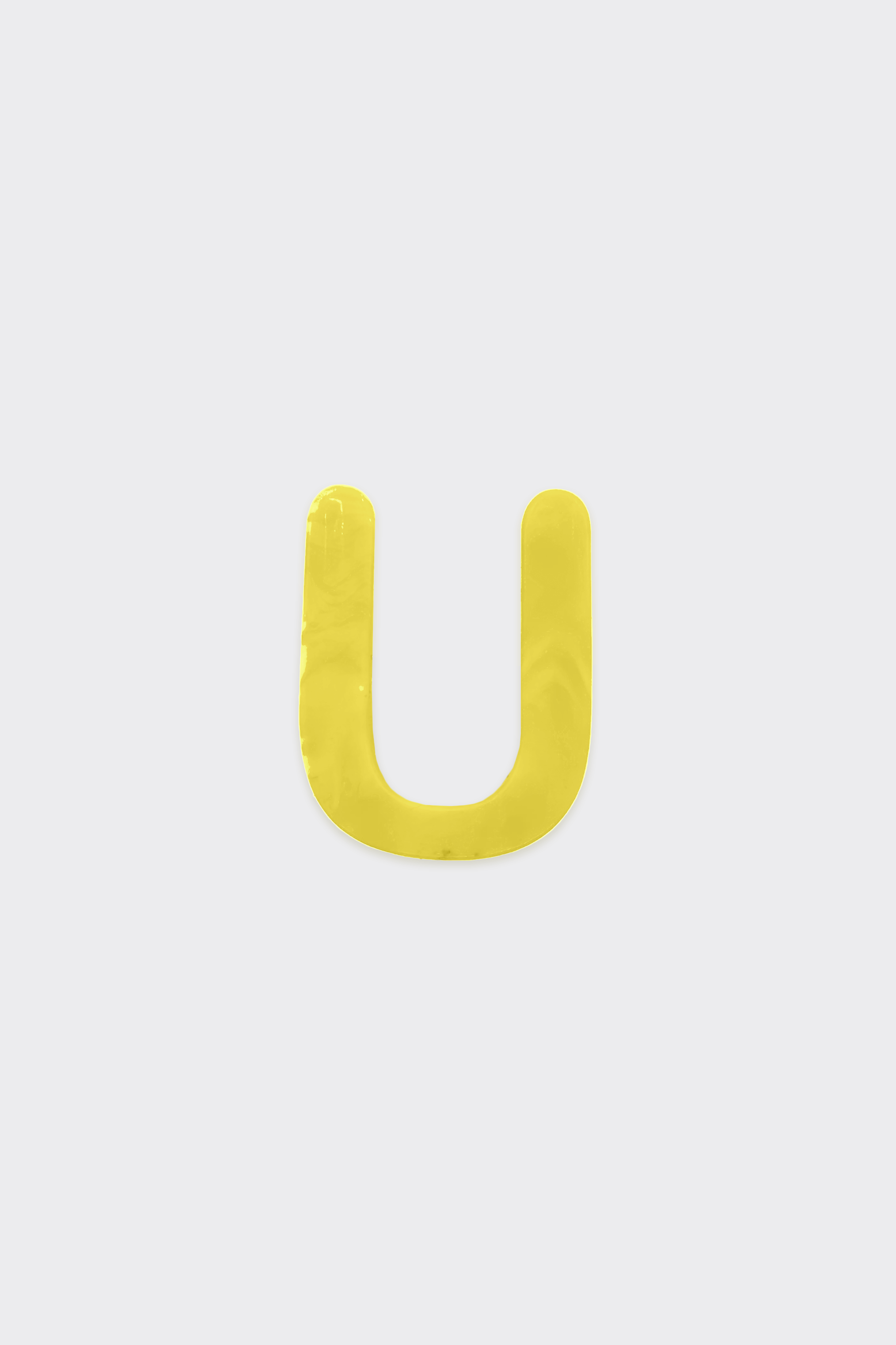 Yellow Plastic Letters