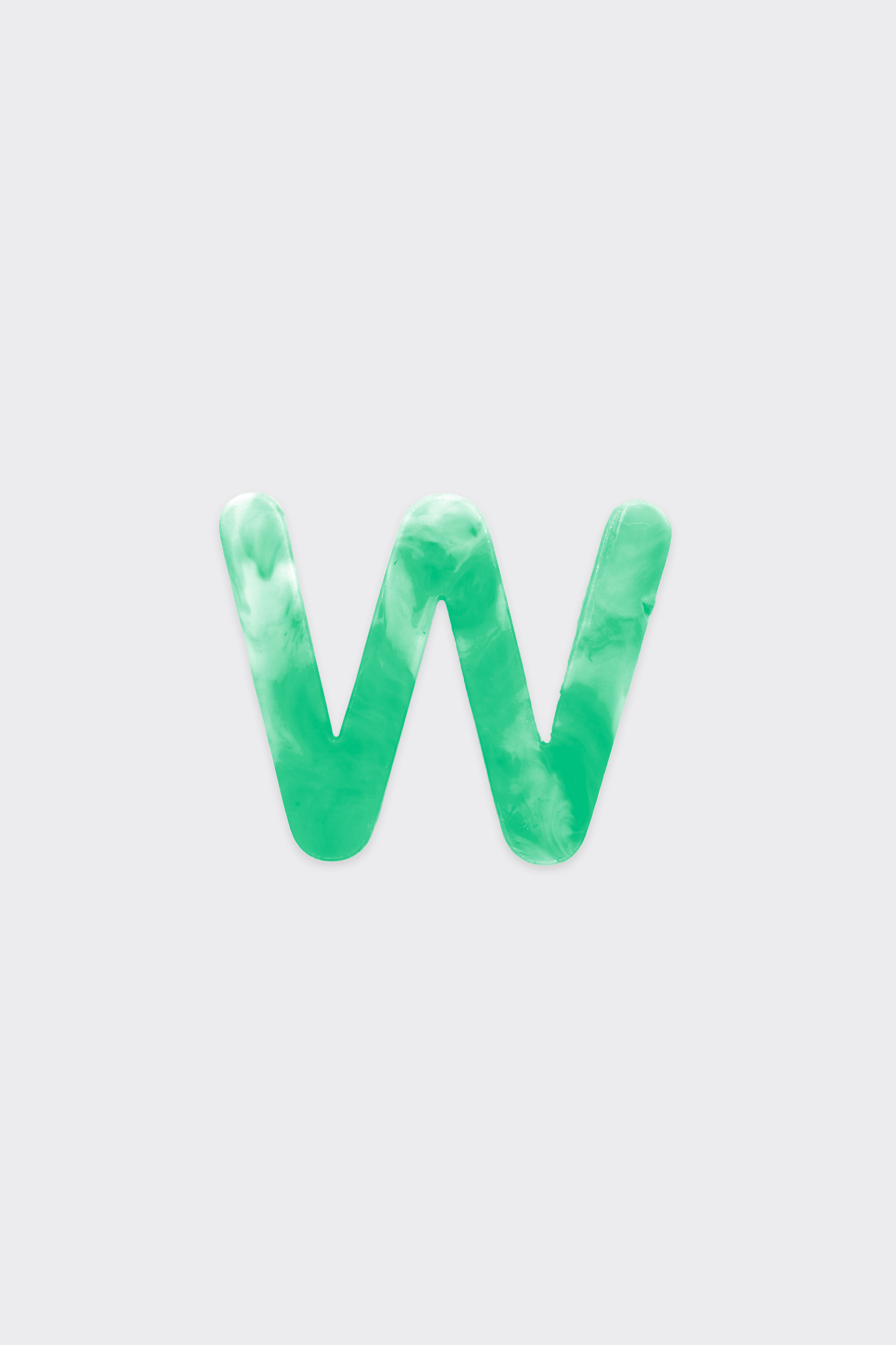 Green Plastic Letters