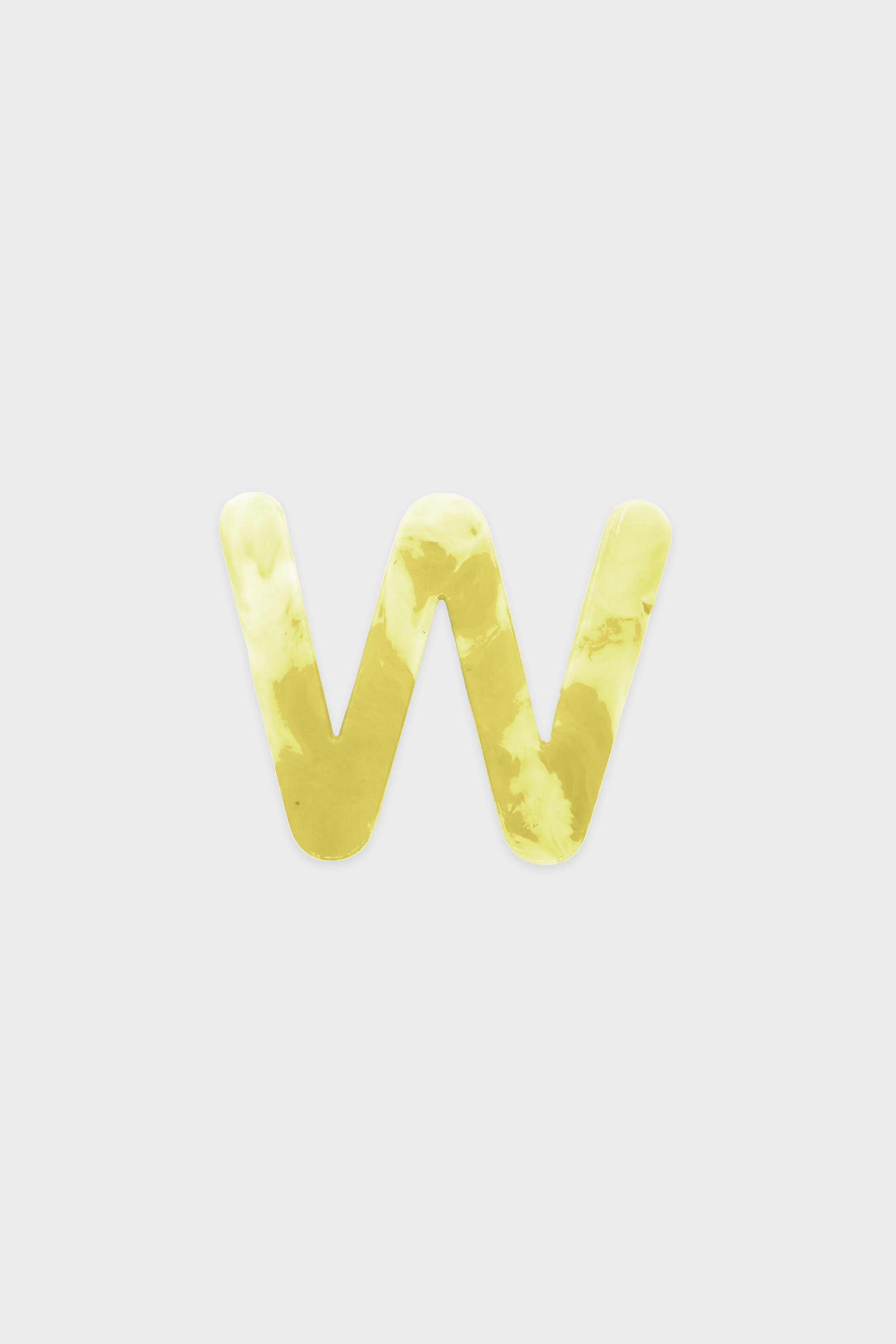 Yellow Plastic Letters