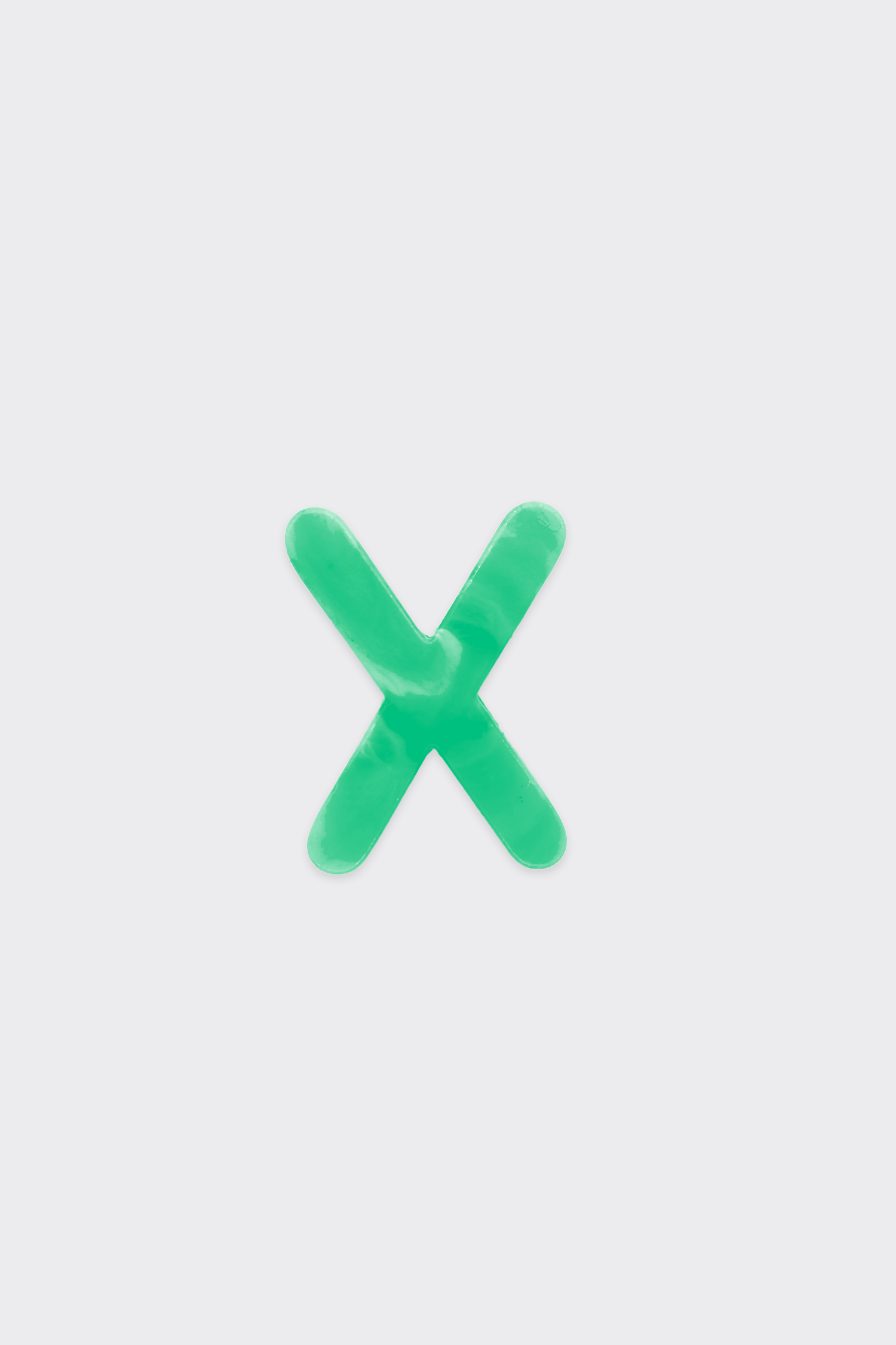 Green Plastic Letters
