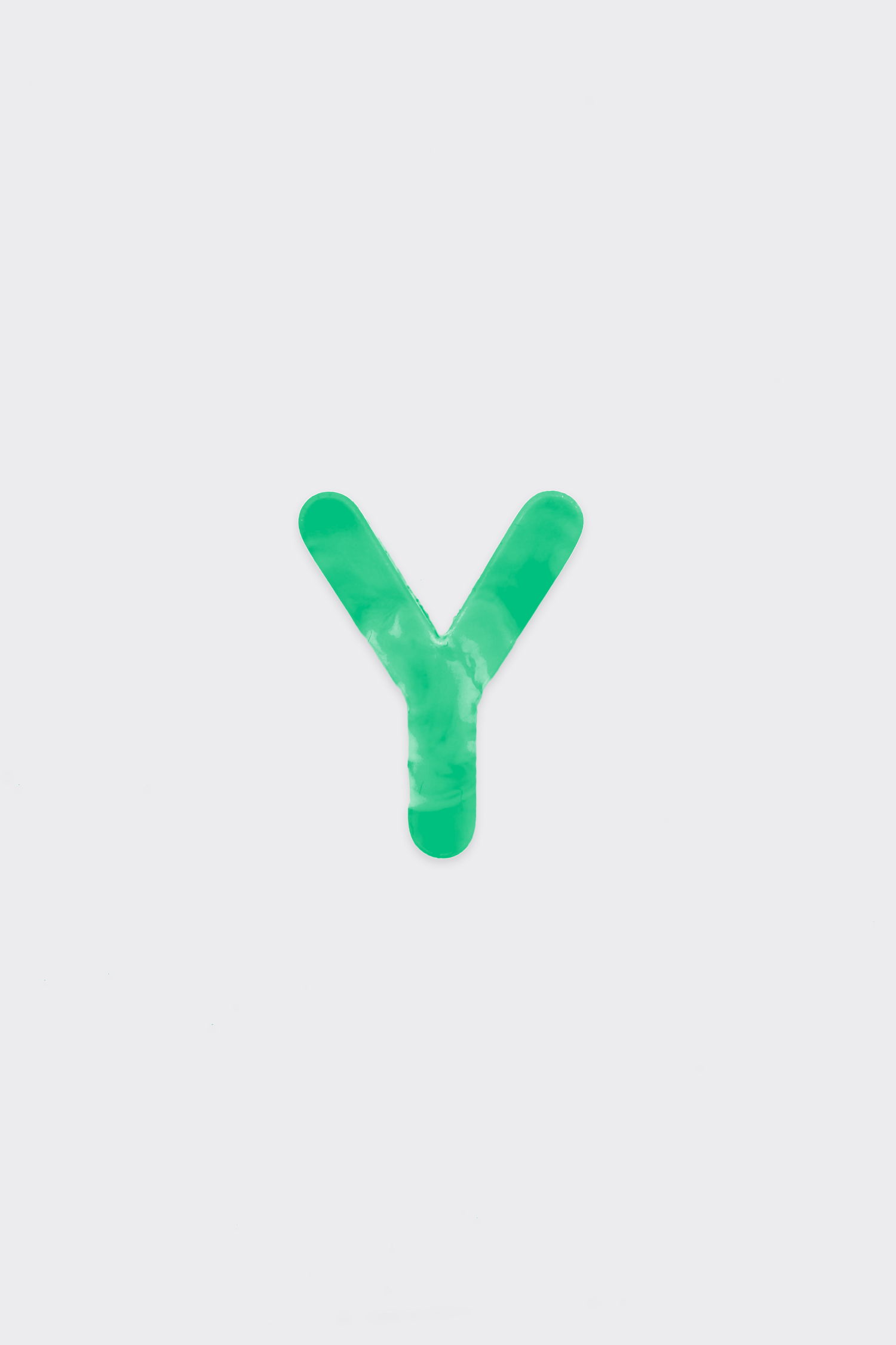 Green Plastic Letters