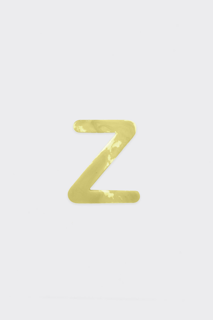 Yellow Plastic Letters
